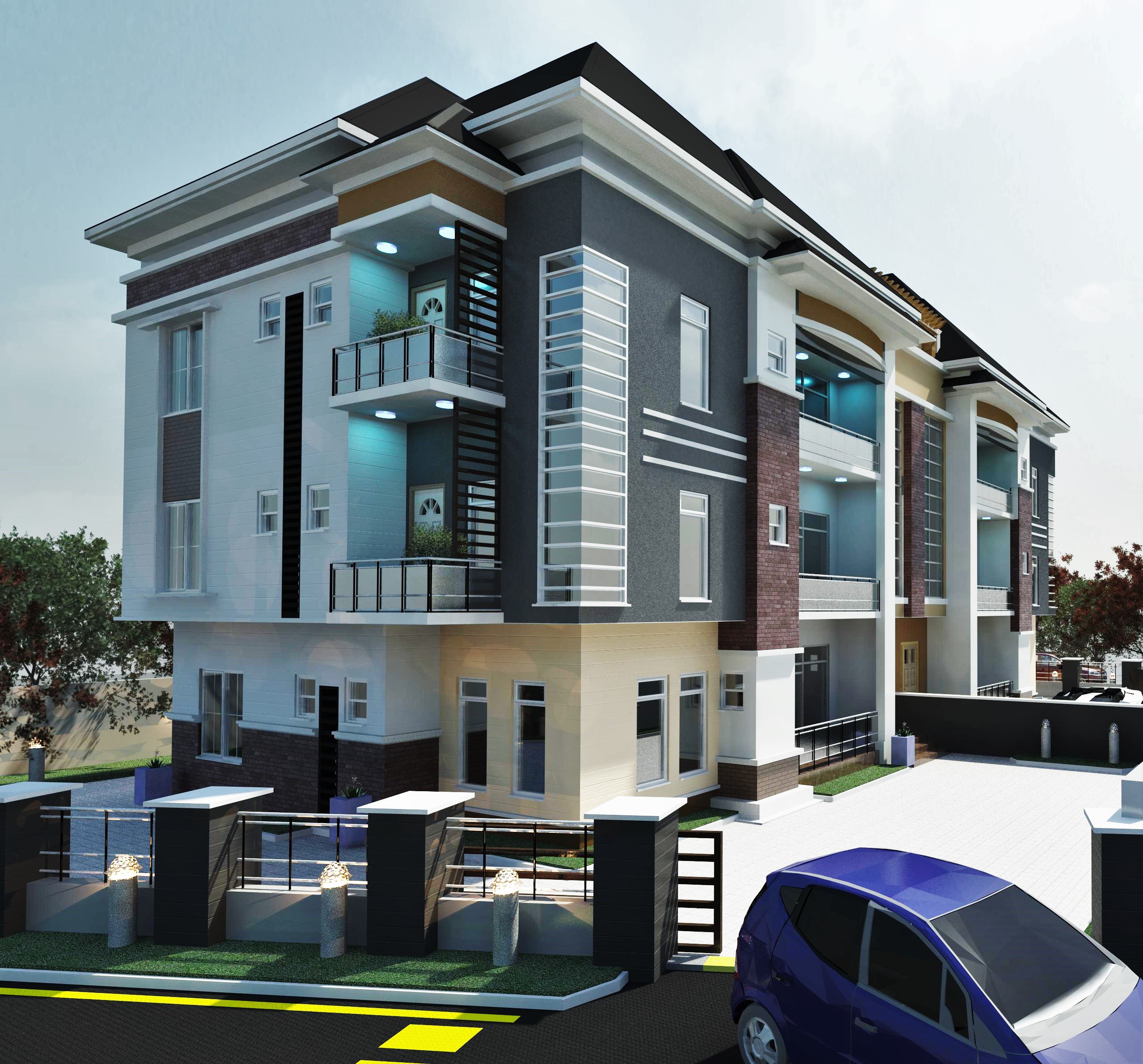 Luxury 2 Bedroom Semi-Detached Duplex (3 Units)